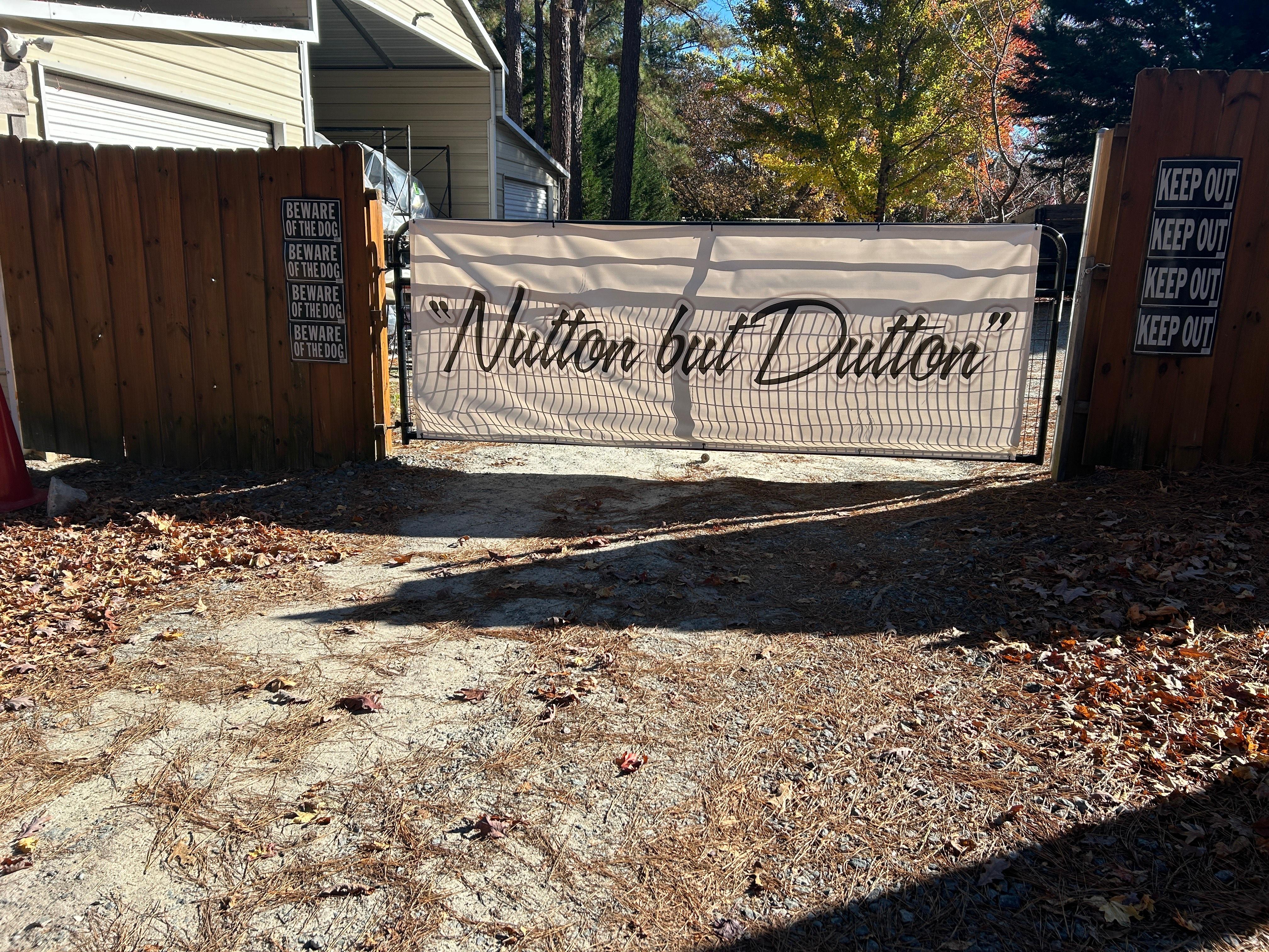 Dutton Small Engine entrance gate